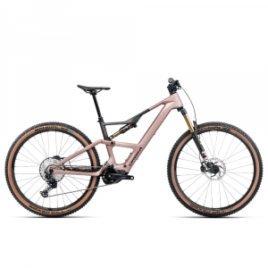Vélo Orbea Rise SL M10 2025 630Wh Desert Rose/Carbon Raw