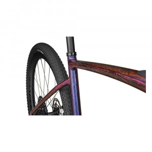 Vélo Specialized S-Works Turbo Creo 2 Carbone brillant / Rouge à bleu nacré Strata / Argent liquide satiné 2025