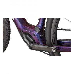Vélo Specialized S-Works Turbo Creo 2 Carbone brillant / Rouge à bleu nacré Strata / Argent liquide satiné 2025