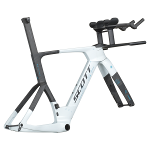 SCOTT Plasma RC TT HMX Frame set - blanc cumulus/noir carbone
