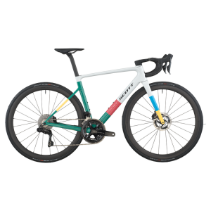 SCOTT Addict RC Pro Bike - gris béluga/vert côtier