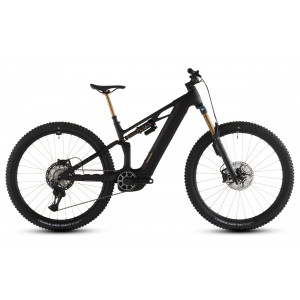 Vélo Cube Stereo Hybrid ONE44 HPC AT 29 pouces 800 Wh — carbone n or