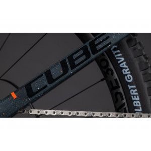 Vélo Cube Stereo Hybrid One77 HPC SLT 800, galaxy´n´orange