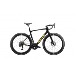 Vélo BIANCHI INFINITO PRO 105 Di2 - 8H – Nero Metallizzato / Logo Cromato Oro