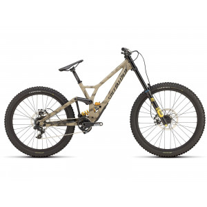 Vélo Specialized Demo Race, satin taupe/black/brushed