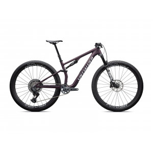 Vélo Specialized Epic 8 Expert, satin bordeaux metallic/white