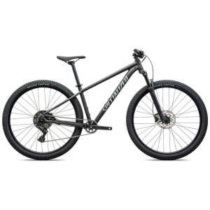 Vélo Specialized Rockhopper Sport, finition Satin Metallic Onsidian/Shadow Silver