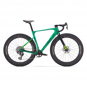 Vélo Vélo Wilier Triestina Rave SLR Id2 Sram Red XPLR + Miche Graff Aero 48 2026 - Pixel Green Matt