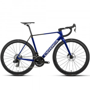 Vélo Orbea ORCA M21e TEAM Bleu cobalt - Carbone brut (mat)