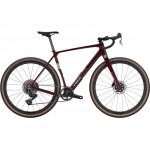 Vélo Trek Checkpoint SL 7 AXS Gen 3, dark red/carbon red smoke splatter