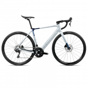 Vélo Orbea GAIN M30 Halo Silver (mat) - Blue Carbon View (brillant) 2026