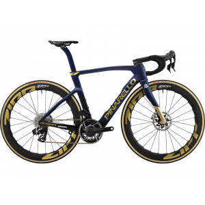 Vélo  Pinarello Dogma F Red AXS 2x12 / ZIPP WH454 NSW Gold Decal, Team Q36.5 Replica
