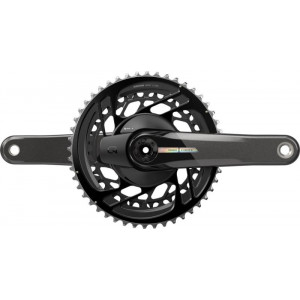 Pédalier SRAM Force AXS D2 DUB Powermeter 2x12 plateaux carbone 48/35T