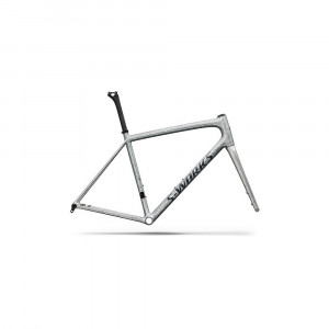 Cadre Specialized S-Works Aethos 2, argent brillant, impasto flou / noir perle 2026