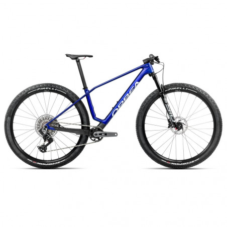Vélo Orbea Alma M-Pro Cobalt Blue (brillant) - Carbone brut (mat) 2025
