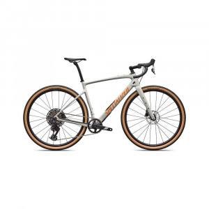 Vélo Specialized Diverge 4 Comp Carbon - SRAM Apex AXS/S1000 Dolomite Metallic/Orange Zest 2026