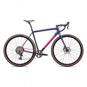 Vélo Specialized Crux Comp Gloss Carbon / Purple Haze / Rebel Pink / Birch
