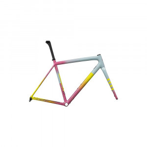 Cadre spécialisé  S-Works Crux Gloss Sea Foam / Rebel Pink Dry Impasto / Ion Metallic / Cast Lilac 2025
