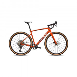 Vélo Specialized Diverge 4 Sport Carbon - Shimano GRX 600 Orange foncé/Blanc dune 2026