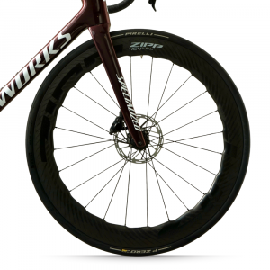 Vélo Specialized S-Works Tarmac SL8 Force AXS E1 Gloss Solidity-Red Zipp 454NSW - Powermetter