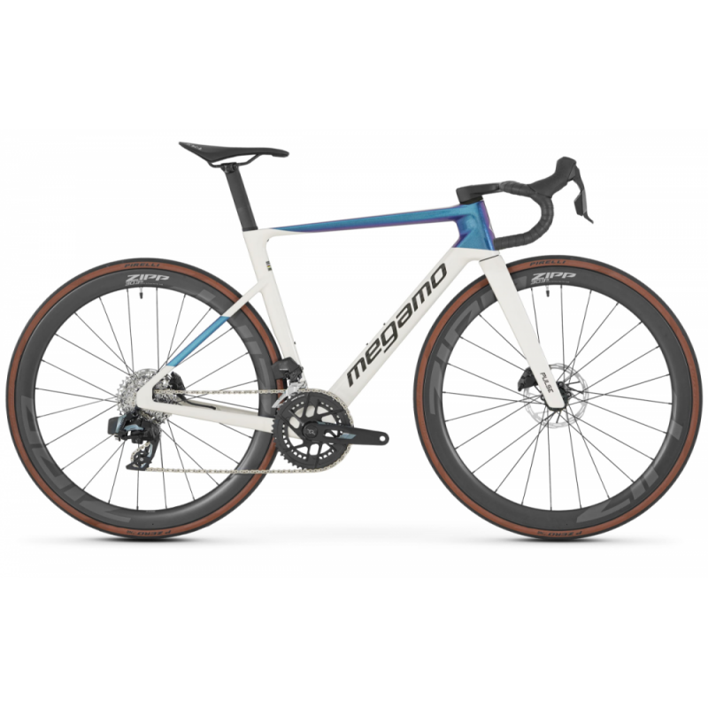 Vélo Megamo Pulse 07 Blanc Bleu 2026
