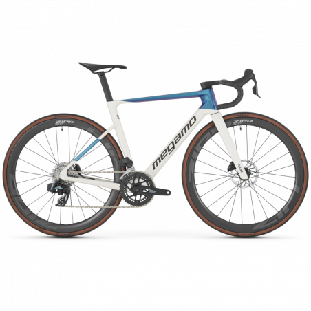 Vélo Megamo Pulse 07 Blanc Bleu 2026