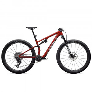 Vélo Specialized S-Works Epic 8 Gloss Fiery Red Dry Impasto / Metallic White Silver 2026