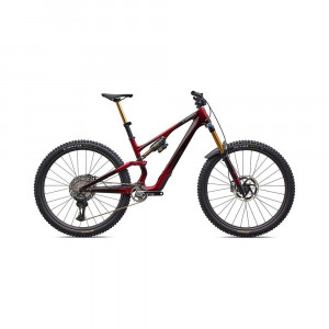 Vélo Specialized S-Works Stumpjumper 15 Evo Di2 Gloss Solidity Metallic / Bordeaux Metallic / Brushed Chrome 2026