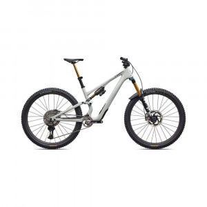 Vélo Specialized S-Works Stumpjumper 15 Evo Di2 Gloss Dolomite Metallic / Smoked Liquid Metal 2026