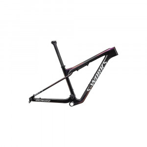 Cadre Specialized S-Works Epic World Cup Gloss Carbon / Rouge Pearl / Chameleon Fade