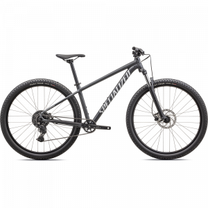Vélo Specialized Rockhopper Sport Vn Satin Black Liquid Metal / Blanc