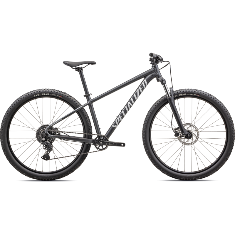 Vélo Specialized Rockhopper Sport Vn Satin Black Liquid Metal / Blanc 2025