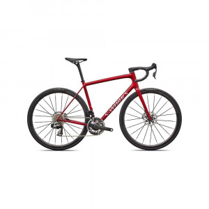 Vélo Specialized S-Works Aethos 2 - Sram Red Axs Base métallique couleur grès / teinte rouge 2026