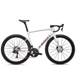 Vélo Specialized S-Works Tarmac SL8 - Shimano Dura-Ace Di2 Blanc métallisé brillant / Argent / Noir 2026